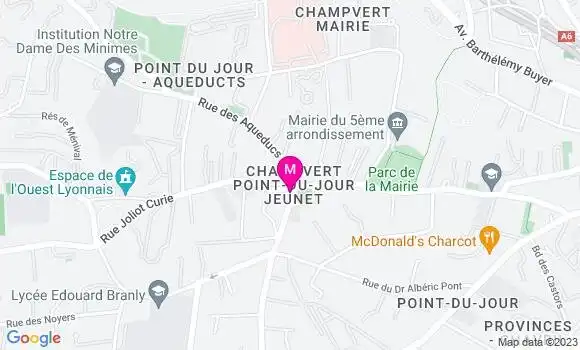 Localisation Restaurant Bar Le Benedicte
