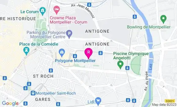 Localisation Restaurant  Monsieur Jules