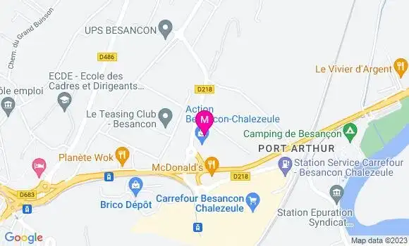 Localisation Restaurant  Bbf Stadium