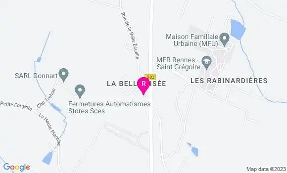 Localisation Restaurant  La Belle écuelle