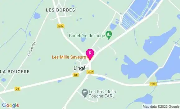 Localisation Restaurant  Les Mille Saveurs