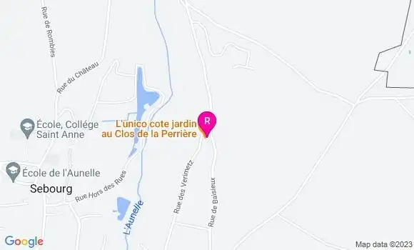 Localisation Restaurant  Le Clos de la Perrière