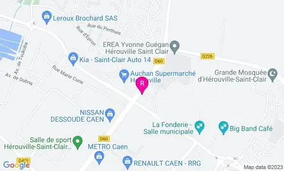 Localisation Restaurant  Le Carrefour