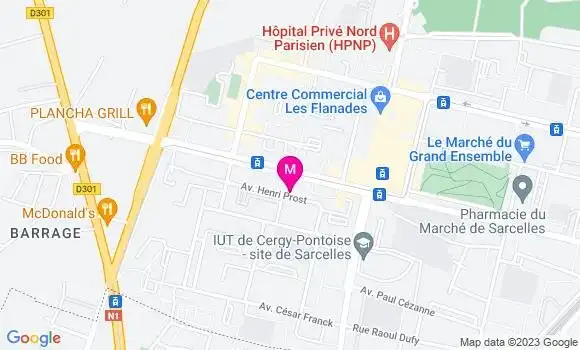 Localisation Restaurant Africain La Renaissance