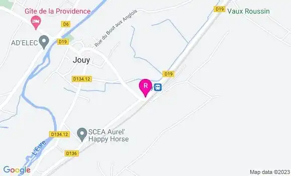 Localisation Auberge de la Gare