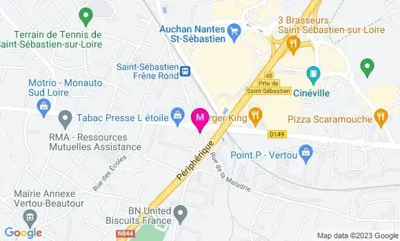 Localisation Restaurant  La Vertonne