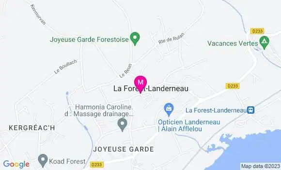 Localisation Restaurant  La Capsule