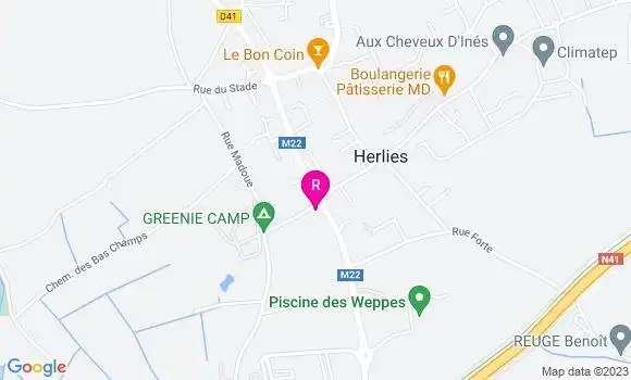Localisation Restaurant  Le Tourne Bride