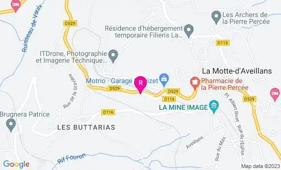 Localisation Café de la Gare