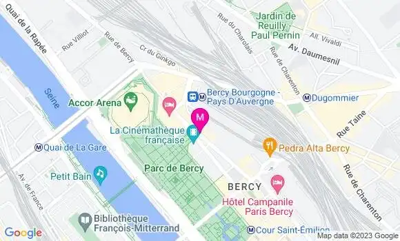 Localisation Restaurant  Le Chinois de Bercy