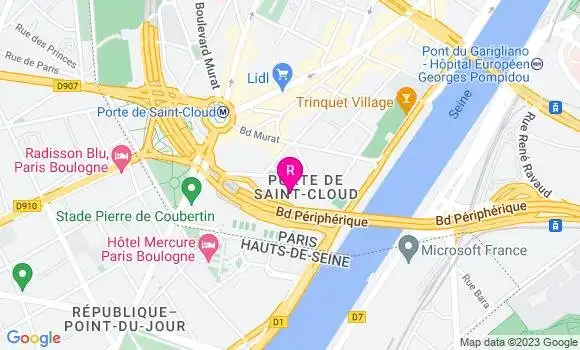 Localisation Restaurant  Fédération