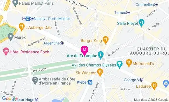 Localisation Restaurant  Les Jardins du Presbourg