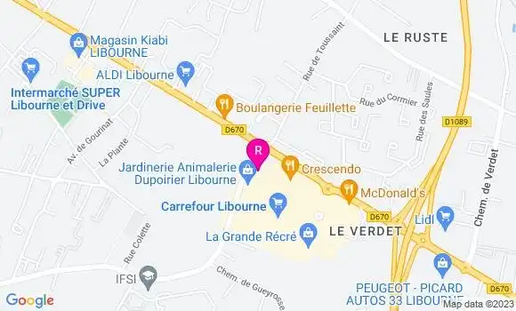 Localisation Restaurant  Roses Garden