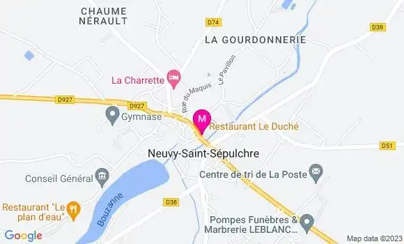 Localisation Restaurant  Le Duché