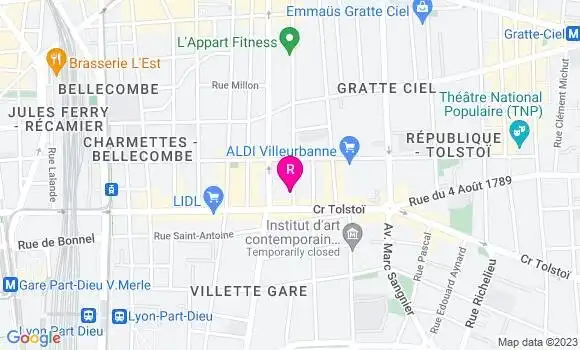 Localisation Restaurant  La Bonne Fourchette