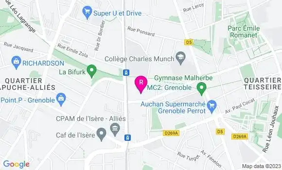 Localisation Restaurant  Le Bistrot Mc2