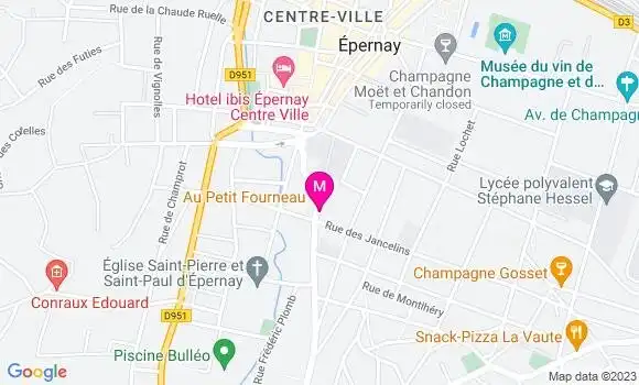 Localisation Restaurant  Au Petit Fourneau