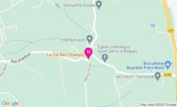 Localisation Restaurant  La Clef des Champs