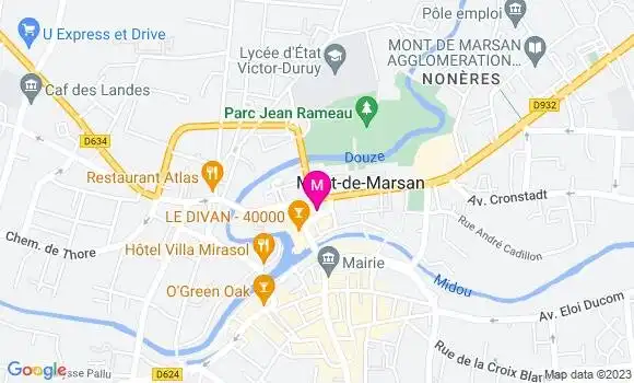 Localisation Restaurant  Le Renoir
