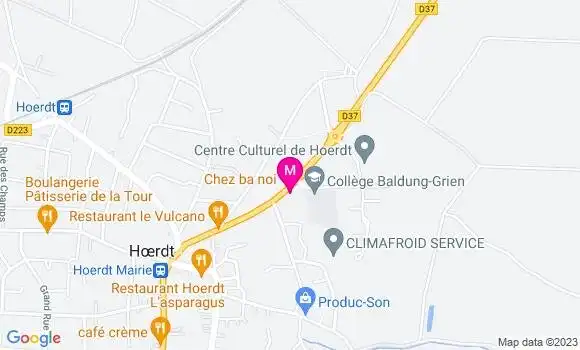 Localisation Restaurant  Chez Ba Noi