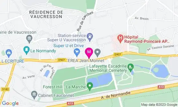 Localisation Brasserie Le Crystal