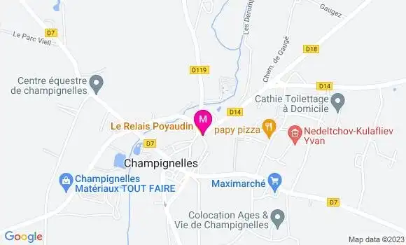 Localisation Restaurant Gastronomique Le Relais Poyaudin