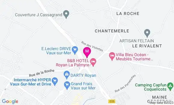 Localisation Restaurant  La Pataterie