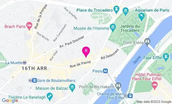 Localisation Sushi Passy