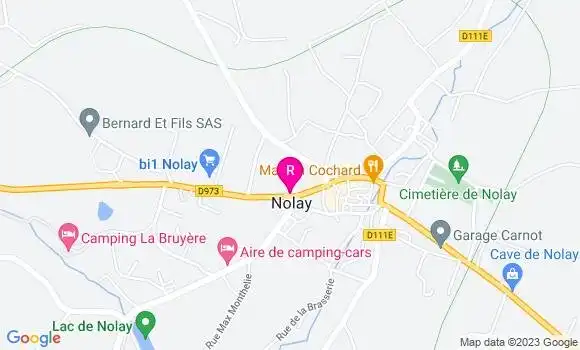 Localisation Restaurant  Le Burgonde