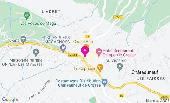 Localisation Restaurant  Le P