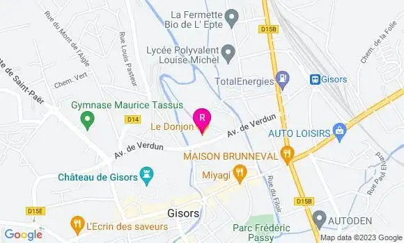 Localisation Restaurant  Le Donjon