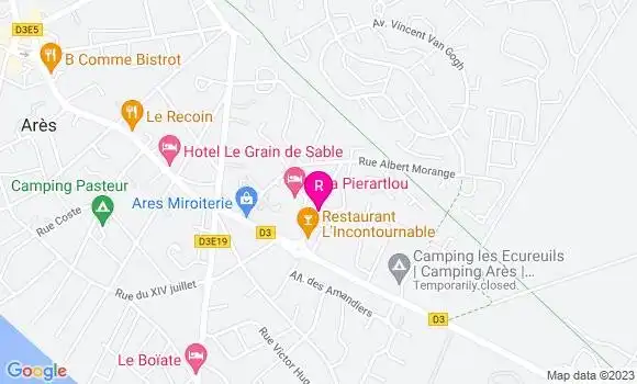 Localisation Restaurant  L