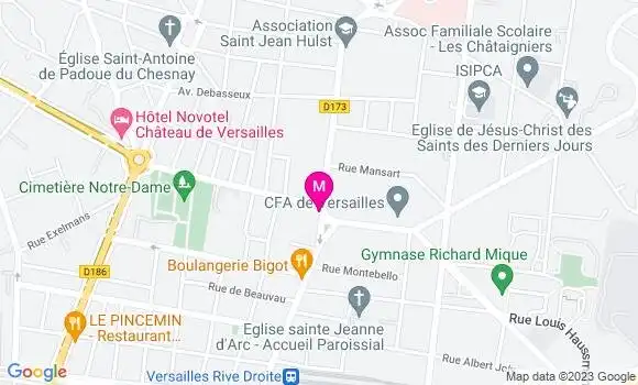 Localisation Brasserie Le Square