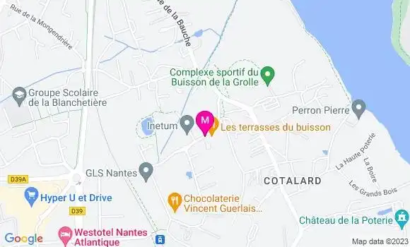Localisation Restaurant  La Terrasse du Buisson