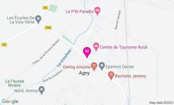 Localisation Pizzeria L