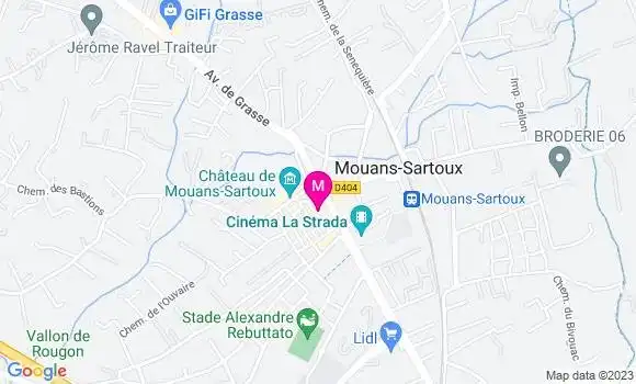 Localisation Restaurant Italien La Cantina