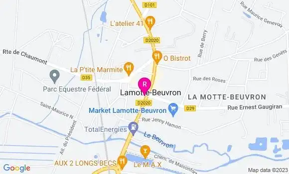 Localisation Restaurant Bar Le Courlis
