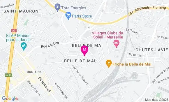 Localisation Restaurant  Rouge Belle de Mai