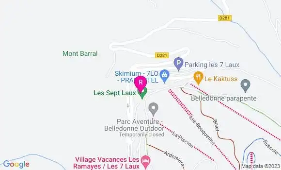 Localisation Restaurant Bar Le Saint Mury