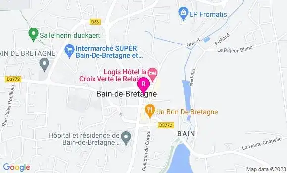 Localisation Le Bistrot de la Place