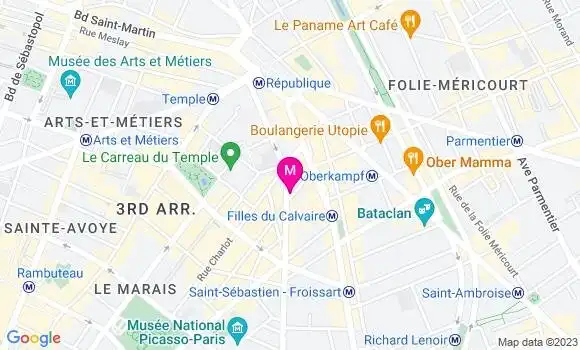 Localisation Restaurant  Café de la Poste