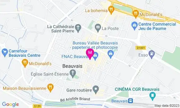 Localisation Brasserie Le Lutetia