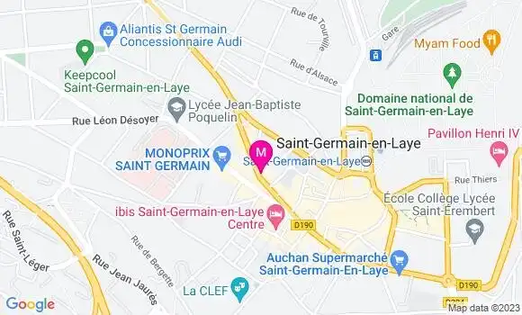 Localisation Le Bistrot du Marche