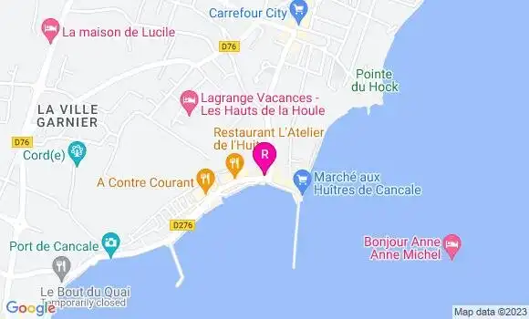 Localisation Crêperie Le Tourmentin