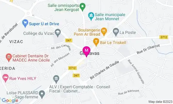 Localisation Restaurant  Le Chantaco