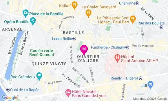 Localisation Restaurant  Parisii
