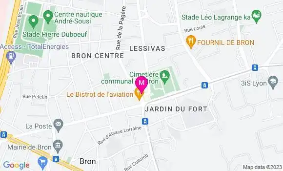 Localisation Brasserie des Arcades