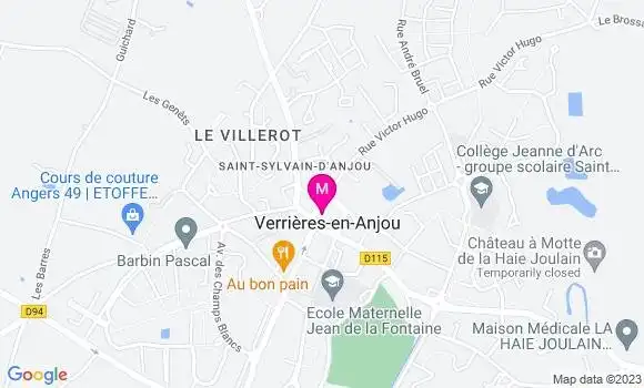 Localisation Restaurant  Le Centre