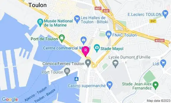 Localisation Brasserie du Stade