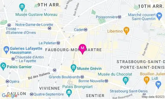 Localisation Restaurant  Les Fils à Maman